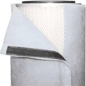 thumbnail image 2 of CoreCarbon 19.5 X 28 Natural Fiber Hog Hair Furnace Filter Media - Blue Trim 2 of 3