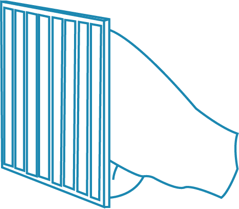 Soft Pocket Bag Filter Drawing