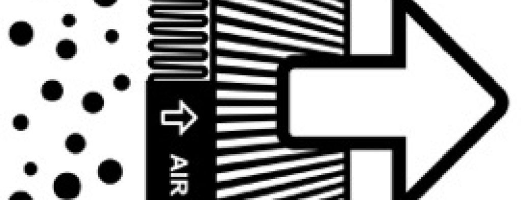 air flow diagram of filter