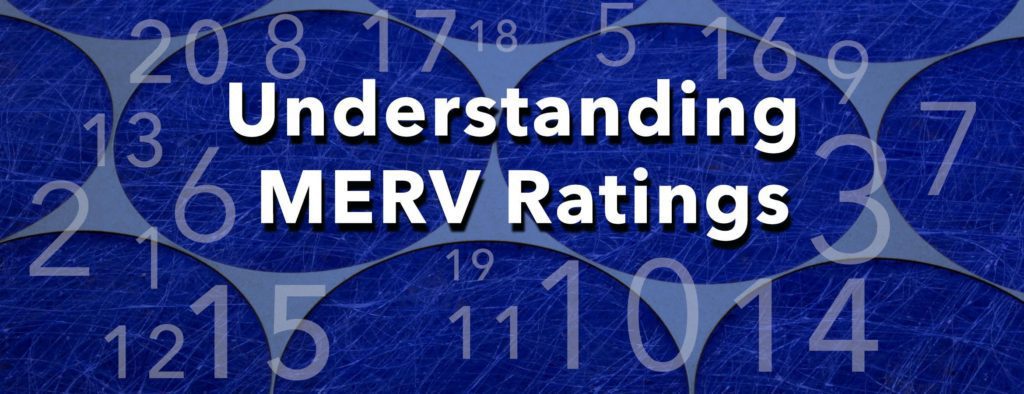 Understanding M.E.R.V. Ratings text overlayed on blue background