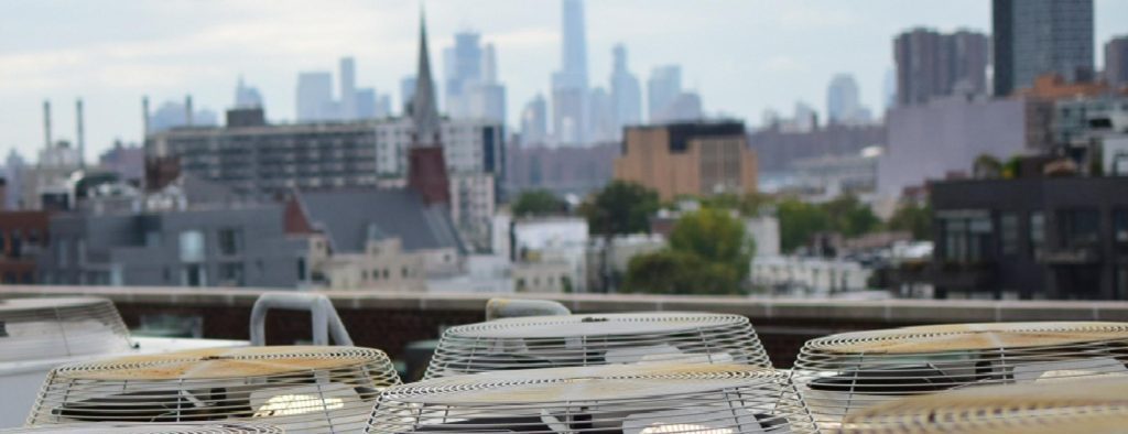 rooftop hvac unit fans