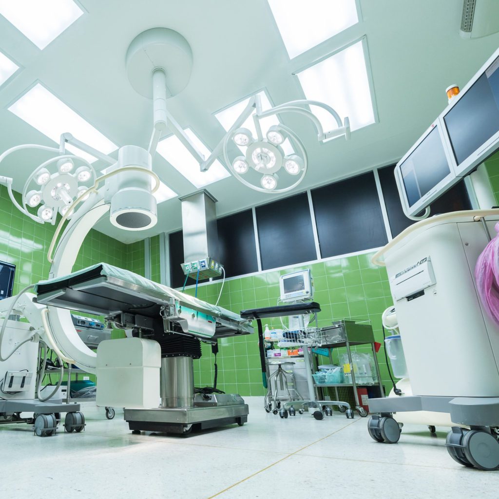 Clean room requiring commercial air filters for commercial healthcare